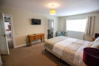 A bedroom at Castle View Lodge