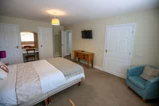 A bedroom at Castle View Lodge