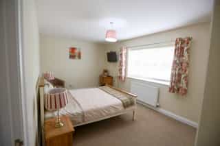 A bedroom at Castle View Lodge