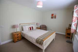A bedroom at Castle View Lodge