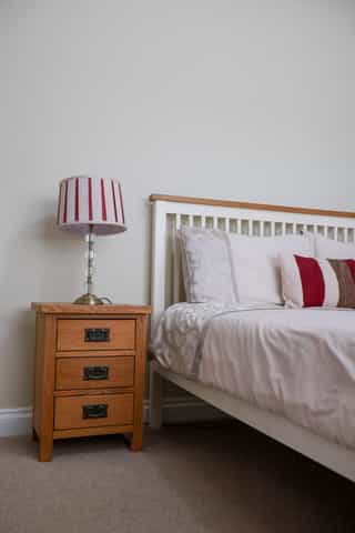 A bedroom at Castle View Lodge