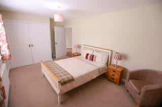 A bedroom at Castle View Lodge