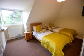 A bedroom at Castle View Lodge