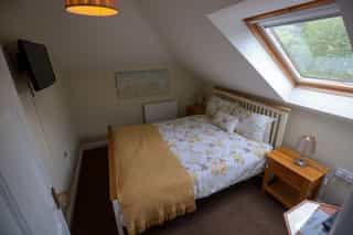 A bedroom at Castle View Lodge