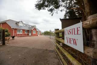 The Castle View Lodge entrance