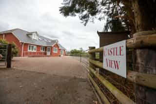 The Castle View Lodge entrance