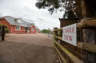 The Castle View Lodge entrance