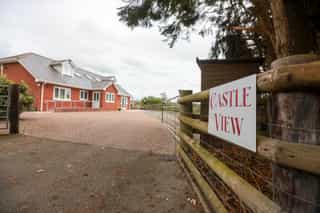 The Castle View Lodge entrance