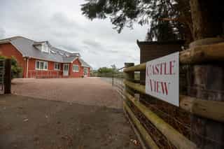 The Castle View Lodge entrance